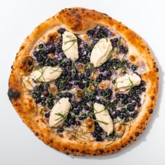With Blueberry and Mascarpone