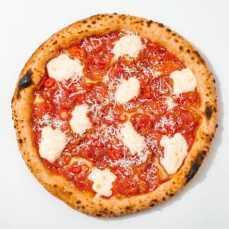 Pepperoni with Stracciatella